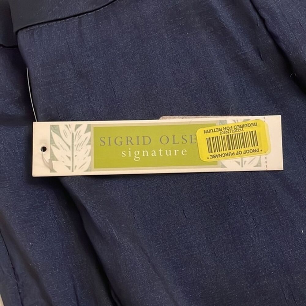 Sigrid Olsen Signature Navy Blue Pants Womens 8 NEW - Picture 12 of 15